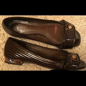 Tory Burch Open Toe Flats